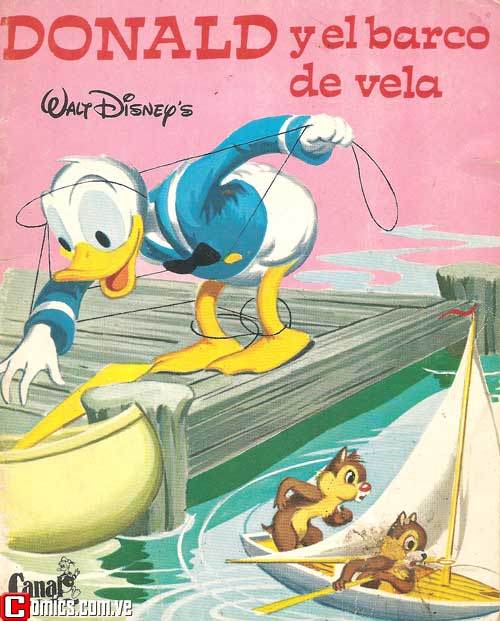 DONALD Y EL BARCO DE VELA